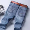 2021 frühling Männer Top Marke Neue männer Jeans Business Casual Elastische Komfort Gerade Denim Hosen Männlichen Hohe Qualität Hosen y0811