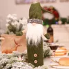 Рождество гнома вина бутылка крышка ручной работы шведский томин гномы Санта-Клауса бутылки топперы сумки праздник дома украшения DD561