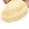 Blondin # 613 Rak Mirco Ring Loop Hårförlängningar Brasilianska Remy Hairs 100 Strands Per Pack