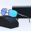 2023 Cool solglasögon Vintage Mens Solglasögon för kvinnor Pilot Letter Printing Lens Spy Glasögon Kör på semester