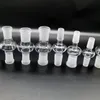 Groothandel Waterpijpen 10mm 14mm 18mm Mannelijke Vrouwelijke Glas Adapter Connector Roken Accessoires Frosting Head Clear 13 Stijl voor Waterleiding Olie Rig Bong Bubbler Bowl