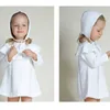 Girl Princess Sweater Dress New Spring Autumn Knitted Cute White Baby Kids Knee-Length For Infant dress Q0716