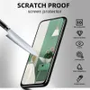 Black Edge Full Cover 9h Screen Protector Temered Glass FIM Guard för iPhone 14 Plus X XS XR 11 12 13 Mini Pro Max Samsung Android7026204