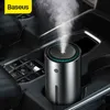 Alliage d'aluminium Baseus 300 ml avec lumière LED Auto Armo Accessoires de bureau à domicile Humidificateur d'air Voiture