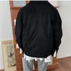 IEFB Frühling Herren Revers Jacke Kurze Jacke Koreanische Mode Jugend Mantel Einreiher Doppel Taschen Arbeitskleidung 9Y5273 210524