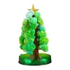 Kit de cristal DIY de papel de árbol de novedad de crecimiento rápido para decoración de fiestas para niños