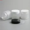 50x60g Boş Don Pet Krem Şişe Şeffaf 2oz Plastik Kapaklar Ile Kozmetik Ambalaj Beyaz Siyah Clearhigh Kaliteli