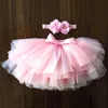 Spódnice Urodzone puszyste pettistyrty tutu dziewczyny księżniczka spódnica na imprezę Tiulle Bloomers Pioper Cover Fits8345253