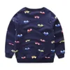 Mudkingdom Boys Sweatshirts Pull-over Impression à manches longues Casual Automne Top 210615