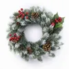 100pcs Artificial plants Plastic Pine needles snowflake Scrapbooking Christmas decorations for home diy Gift box Crafts Garlands 211104
