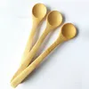 Cucchiaio di legno da 16 cm Ecofriendly Giappone Tableware Bamboo Cucchiai di bambù Caffè Miele Tea Mestolo Stirrer Dinnerware ScoopZC265