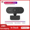 Webcam HD 1080P à mise au point automatique, caméra d'appel vidéo haut de gamme, Microphone intégré, pilote USB, Plug And Play