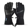 Cycling Gloves Winter Skiing Waterproof Windproof Touch Screen Snowboard For Men Warm With Zipper Pocket