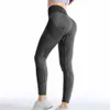 tute da ginnastica da yoga Abito a tre pezzi Pantaloncini da corsa a vita alta strisce artistiche pantaloni lunghi in nylon elasticizzato forte set reggiseno Lady Fitness leggings per il sollevamento dell'anca senza cuciture