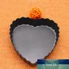 Forma de coração Laced Quiche Pan Neststick Pan Bakeware com Removível Fundo Fácil Release Bolo Decoração Do Molde DIY Ferramentas