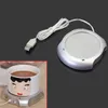 Tappetini tappetini 1pcs elettrico USB Powered tazza tazza tazza di latte tè caffè bevande scaldatore riscaldatore vassoio tappetino pad isolamento dispositivo di riscaldamento ufficio