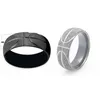 Hommes de basketball en acier inoxydable Bague Abrazine Symbole Symbole Fitness Sports Bijoux Couple Femme Doigt Anneaux Bague cadeau