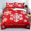 Bedding Sets Marry Christmas Black Bed Linens XMAS Duvet Cover Set QuiltComforter Case Pillow Sham 265x230 King Queen Full Size3745018