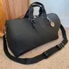 الرجال النساء KEEPALL 45 50 55 حقيبة 7A جودة Crossbody القماش الخشن حمل جلد كلاسيكي M40605 الأمتعة كبيرة فاخرة مصمم حقائب كتف محفظة الأزياء المتشرد حقيبة يد