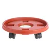 Plastic Plant Flower Pot Bottom Stand Trolley Portable Planter Tray With Wheels L5YE Planters & Pots