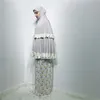 Etnik Giysiler 2022 Müslüman Kadın Giysisi Orta Doğu Dubai Türkiye Büyük Baskı Elçilik Moda Kadın Abaya