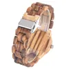 Klasyczne Prawdziwe Drewniane Kobiety Prosta Skala Wyświetlacz Dial Quartz Timepiece Wood Bransoletka Watch Ladies Top Gifts Pozycja 2019