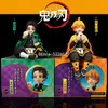 Figura de anime Kimetsu no Yaiba de 14 cm Hashibira Inosuke Agatsuma Zenitsu Figura de ação Demon Slayer Premium Chokonose Estatueta Brinquedos H1124