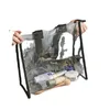 DHL50pcs Stuff Sacks Women PVC Transparent Protable Large Capacity Open Beach Storage Bags