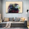 Modern Animal Decorative Painting HD Eagle Bird Art Picture Portrait Colorful Canvas Wall Decor Living Room Poster And Print264o