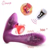NXY Vibrators Neuester 360-Grad-Vibrations-Dildo-Vibrator, Saug-G-Punkt-Vibrator, Klitoris-Suker, Klitoris-Stimulator, erotisches Sexspielzeug für Frauen, 0104