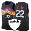 Mens 1 Devin Jersey Booker Basketbal Jerseys Deandre 22 Ayton Chris 3 Paul Jerseys Retro Mesh Steve 13 Nash Charles 34 Barkley 2021 Patch Zwart Paars Oranje Wit