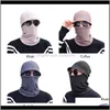 Cycling Caps Masks Winter Warm Ski Bandana Seamless Tube Ring Neck Warmer Cover Scarf Half Face Polyester Mask Headwear Men1 Fyqbi Divzn