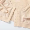 Frontlås BRA BACK SUPPORT BRAS FÖR KVINNOR PLUS STORLEK Underkläder Svart Vit Beige 34-40 B C D DD 210623