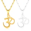 Pendant Necklaces Necklace Hindu Buddhist AUM OM Hinduism Yoga India Vintage Jewelry Men/Women Bijoux