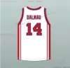 Película barata Del Toro Benny Dalmau # 14 Puerto Rico camisetas de baloncesto Basquiat cosidas HOMBRES MUJERES JÓVENES XS-5XL