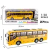 4CH Electric Wireless Remote Control Bus med Light Simulation School Tour Model Toy 2111025394011