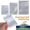 20pcs 6 Sizes Laser Stars Plastic Zip Bag Aluminized Self Sealing Water Proof Storage Zipper Reclosable Pouch Bags Factory price expert design Quality Latest Style