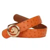 mens ceinture d'autruche