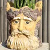 Tecknad figur design inomhus dekorativa planter pott söta succulent bonsai krukor harts blomma stora blomkrukor plantor