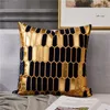 Avigers Embroidery Velvet Cushion Cover Luxury European Pillow Cover PillowCase Geometry Home Decorative Sofa Chair Throw Pillow 1140 V2