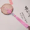 Party Favor Chinese Knot Tassel Pendant Beautiful Jade Decoration DIY Bamboo Weaving Crafts LLF8654