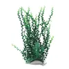 Decorazioni 40cm Acquario Aquascaping Pianta artificiale verde con base in ceramica