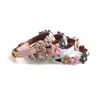 Pet Supply Leather Dog Cat Collar Pu Med Blomma Slips Enkel Blommor För Små Katter Hundar