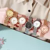 Armbandsur Vansvar Casual Quartz rostfritt stål Band Marble Strap Watch Analog Wrist Ladies Watches Comise Diverse Fashion Color Womenwr