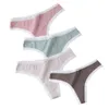 NXY SEXY SET3 PCS / SET Women Panties G-String Underkläder Mode Thong Sexig Bomull Ladies G-String Soft Underkläder Solid Low Rise Panty 1127