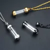 Cremation Jewelry Cylinder Pendant Necklace Urn keepsake Personality DIY Cremation Jewelry