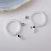 Fili di perline Corda per capelli semplice Linea telefonica astronauta Anello Bracciale Elastico creativo a duplice uso per le donne Accessori per gioielli di moda Fawn2