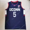 Basketball Jerseys Connecticut UConn Huskies Basketball Jersey NCAA College Hawkins Samson Johnson Rahsool Diggins Corey Floyd Jr. Matt Garry Andrew Hurley