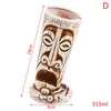 Mokken Creatieve Keramische Retro Stijl Tiki Mok Porselein Beer Wijnglas Cup Thuis of Bar Tool