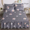 Inicio hotel cubierta Falda Falda Hoja Colchón Protector Spread Ding Pillowcase F0393 210420